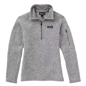 Patagonia Gray Quarter-Zip Fleece Pullover